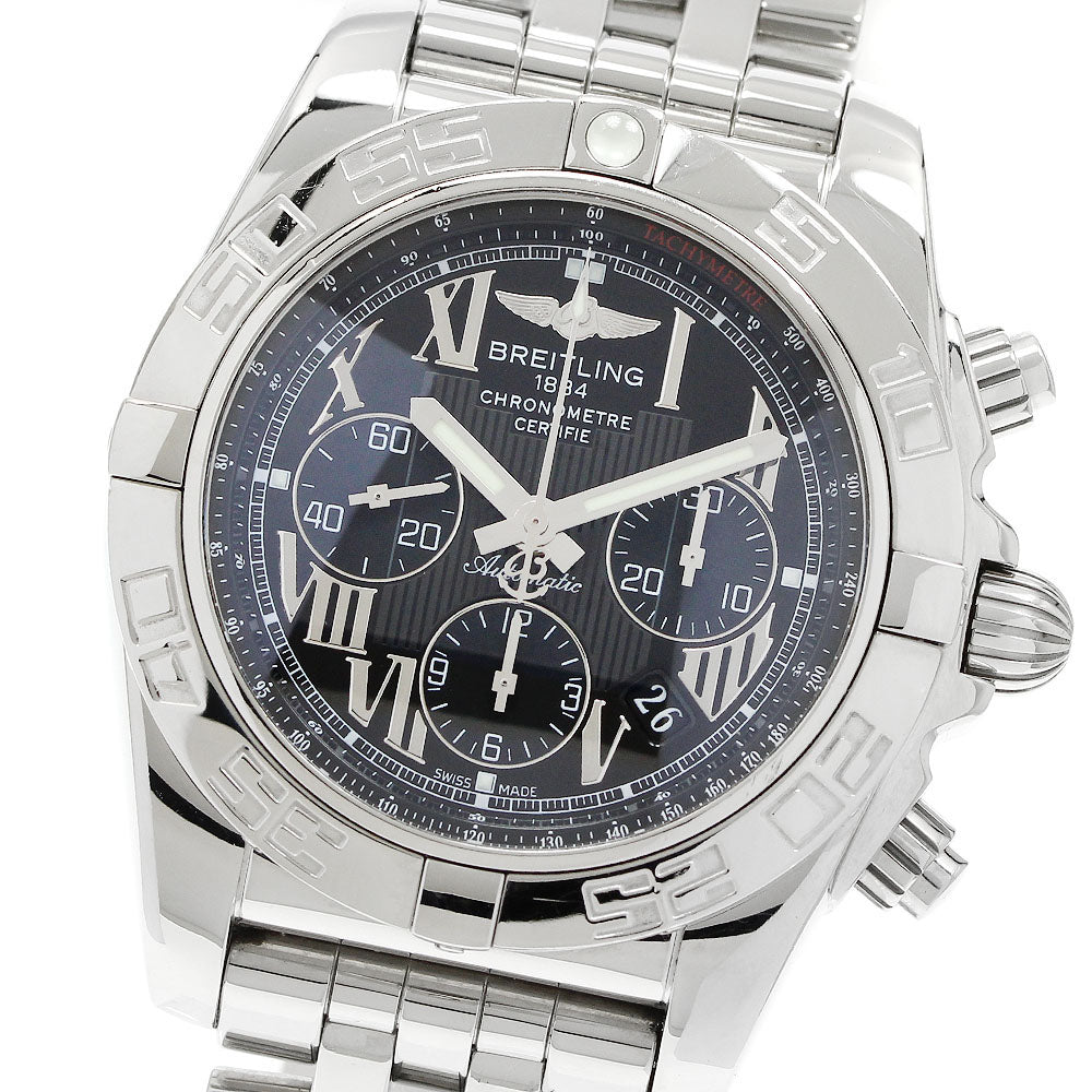 BREITLING Chronomat 44 AB0110 Chronograph black Dial Automatic Men's_961832