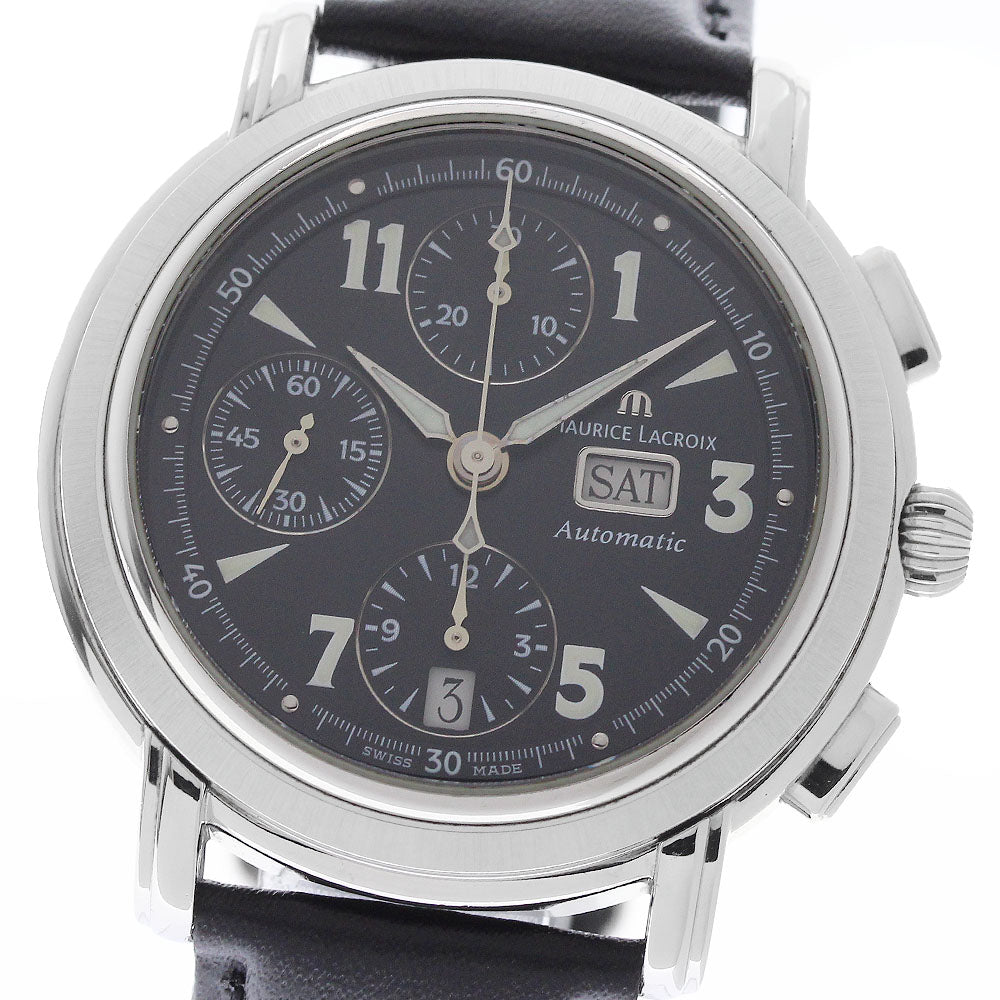 MAURICE LACROIX Masterpiece 67839 Chronograph black Dial Automatic Men's_961855