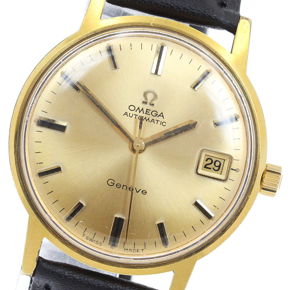 OMEGA Geneve 166.070 Date cal.565 gold Dial Automatic Men's Watch_961885
