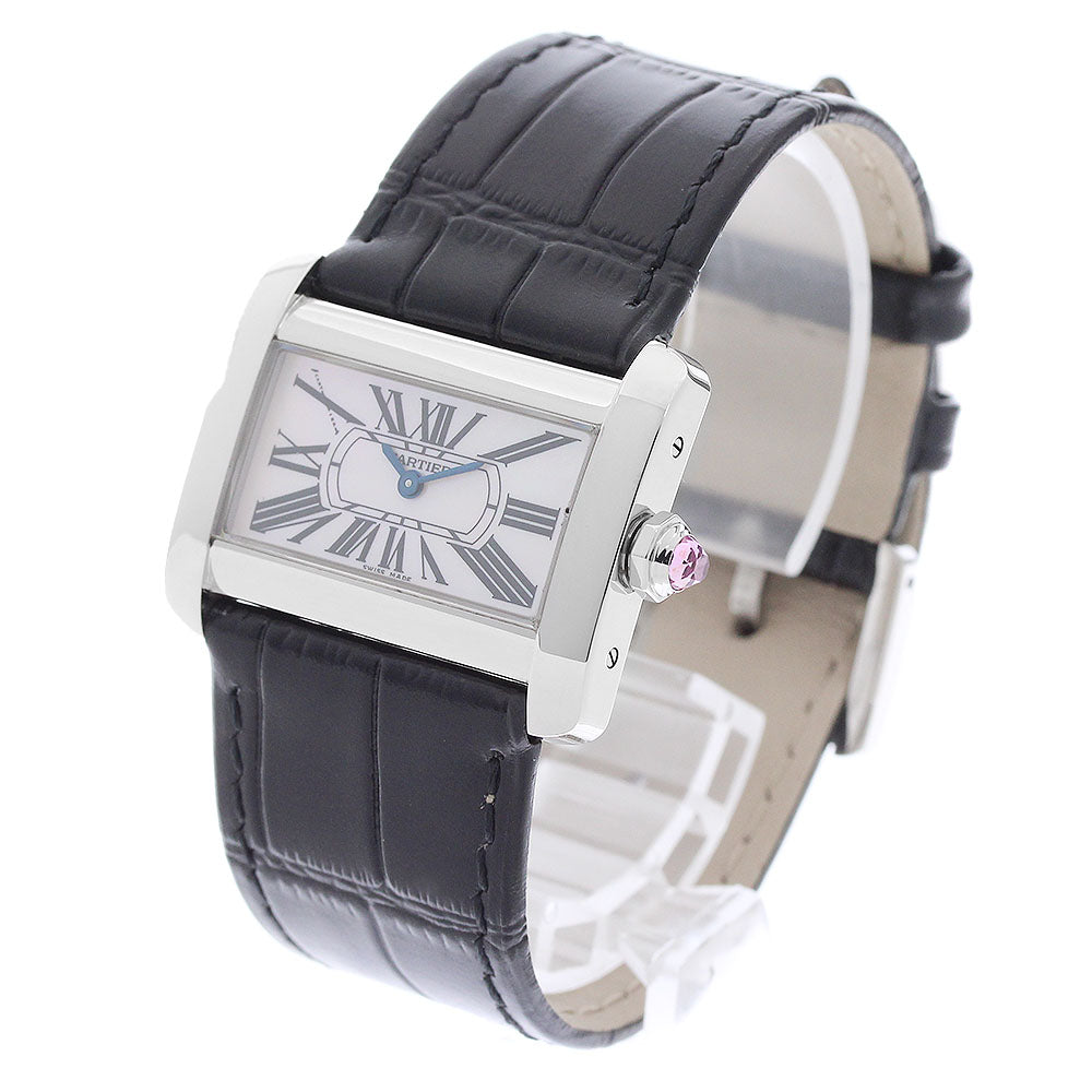 CARTIER Tank Divan Mini W6301455 Shell dial Pink shell Dial Quartz Ladies Watch_961924