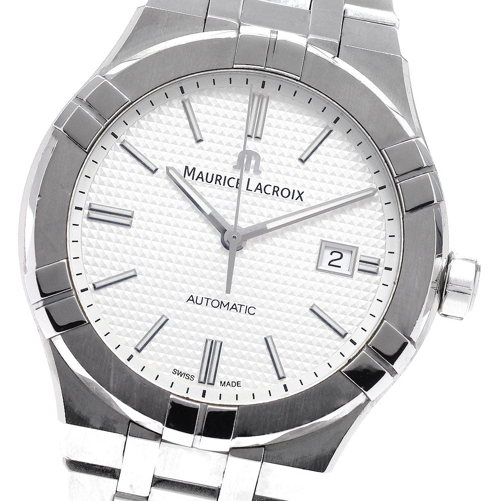 MAURICE LACROIX icon AI6008-SS002-130-1 Date Silver Dial Automatic Men's_962149