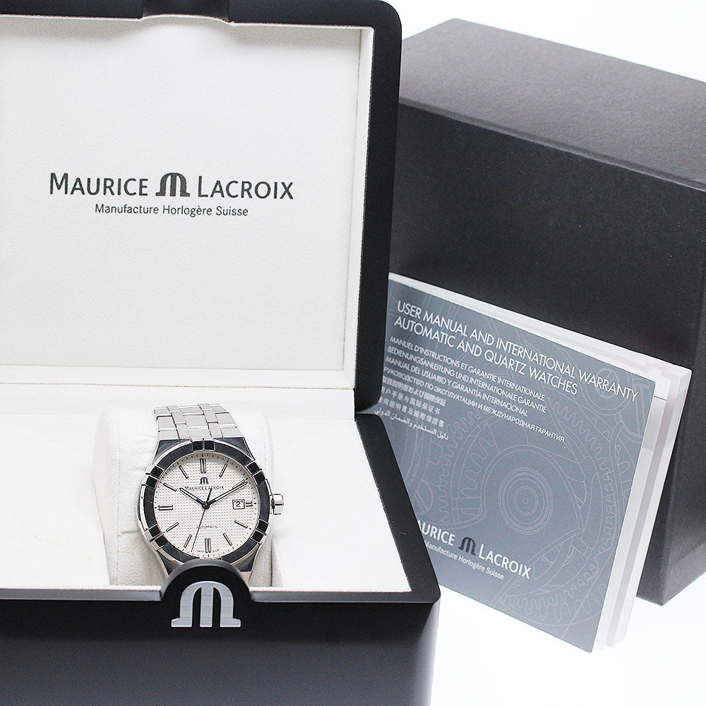 MAURICE LACROIX icon AI6008-SS002-130-1 Date Silver Dial Automatic Men's_962149