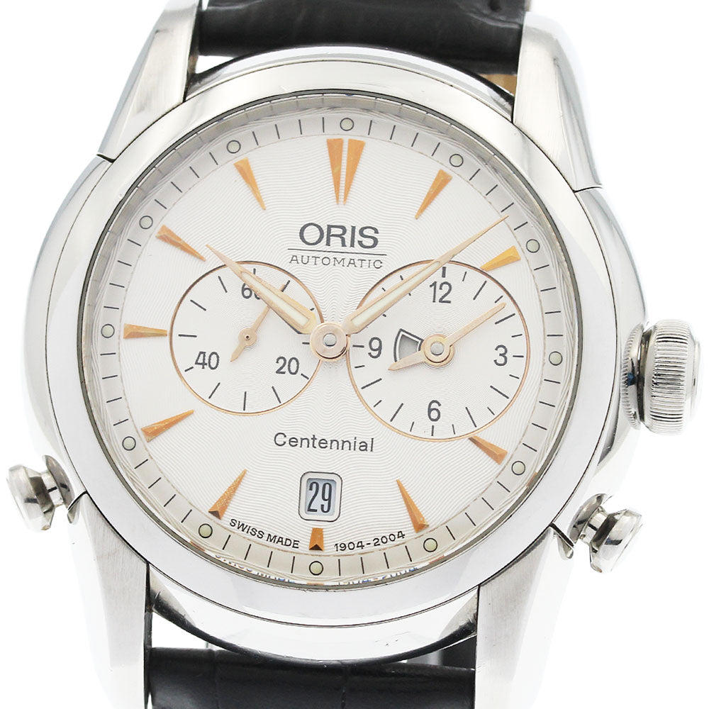 ORIS Artelier Worldtimer 100th Anniversary Limited Edition 01 690 1904 4051 Date Silver Dial Automatic Men's Watch_962212