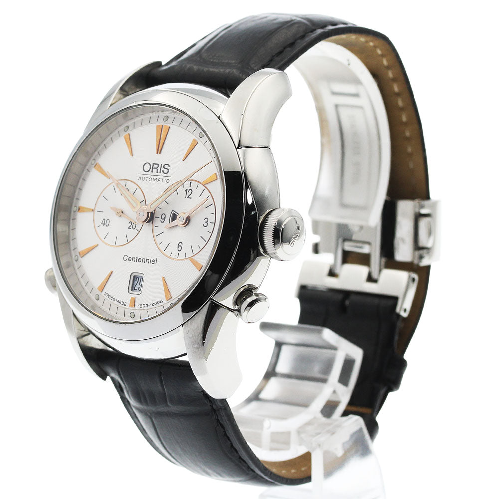 ORIS Artelier Worldtimer 100th Anniversary Limited Edition 01 690 1904 4051 Date Silver Dial Automatic Men's Watch_962212