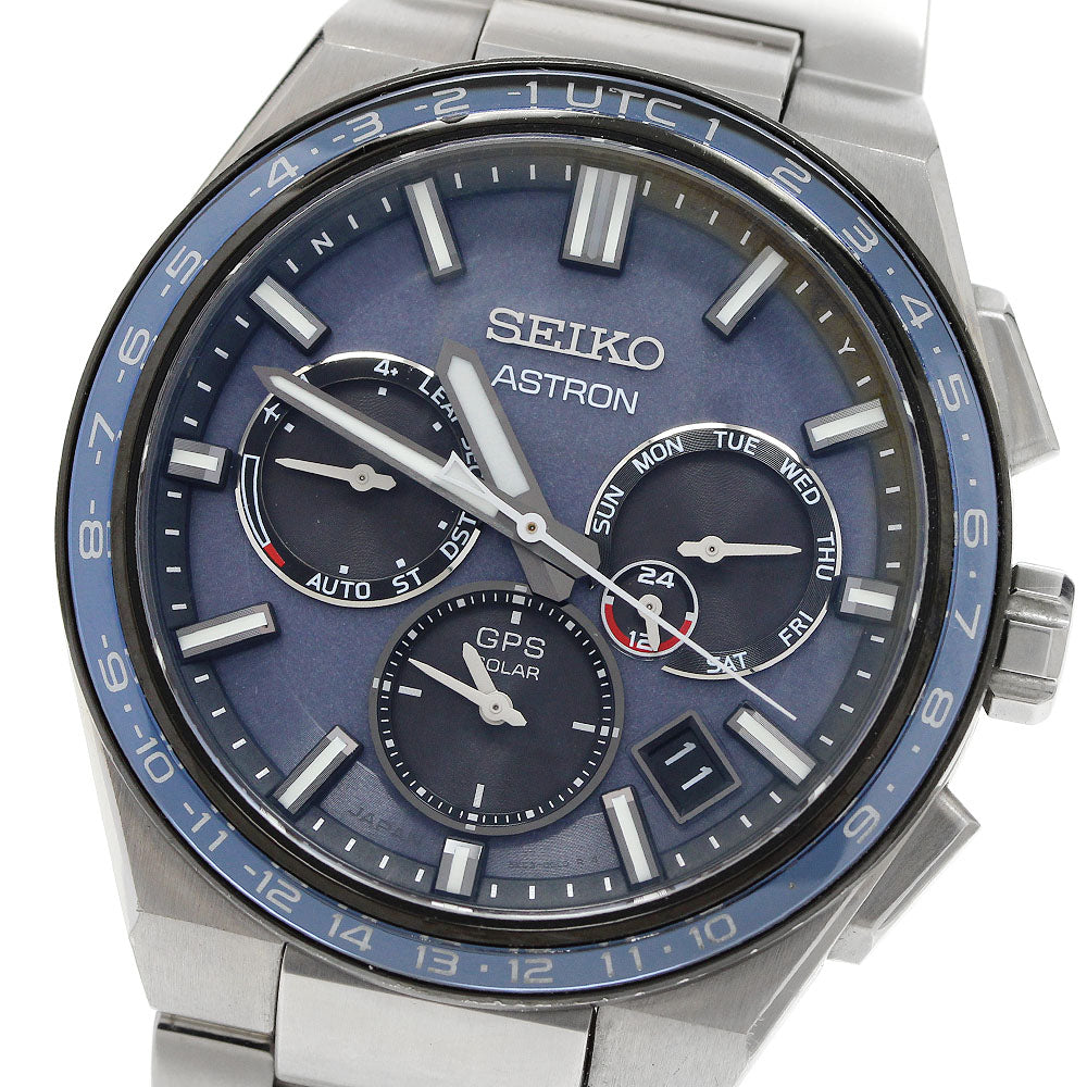 SEIKO Astron SBXC109/5X53-0BR0 Day Date GPS Solar Powered Radio Men's_962259