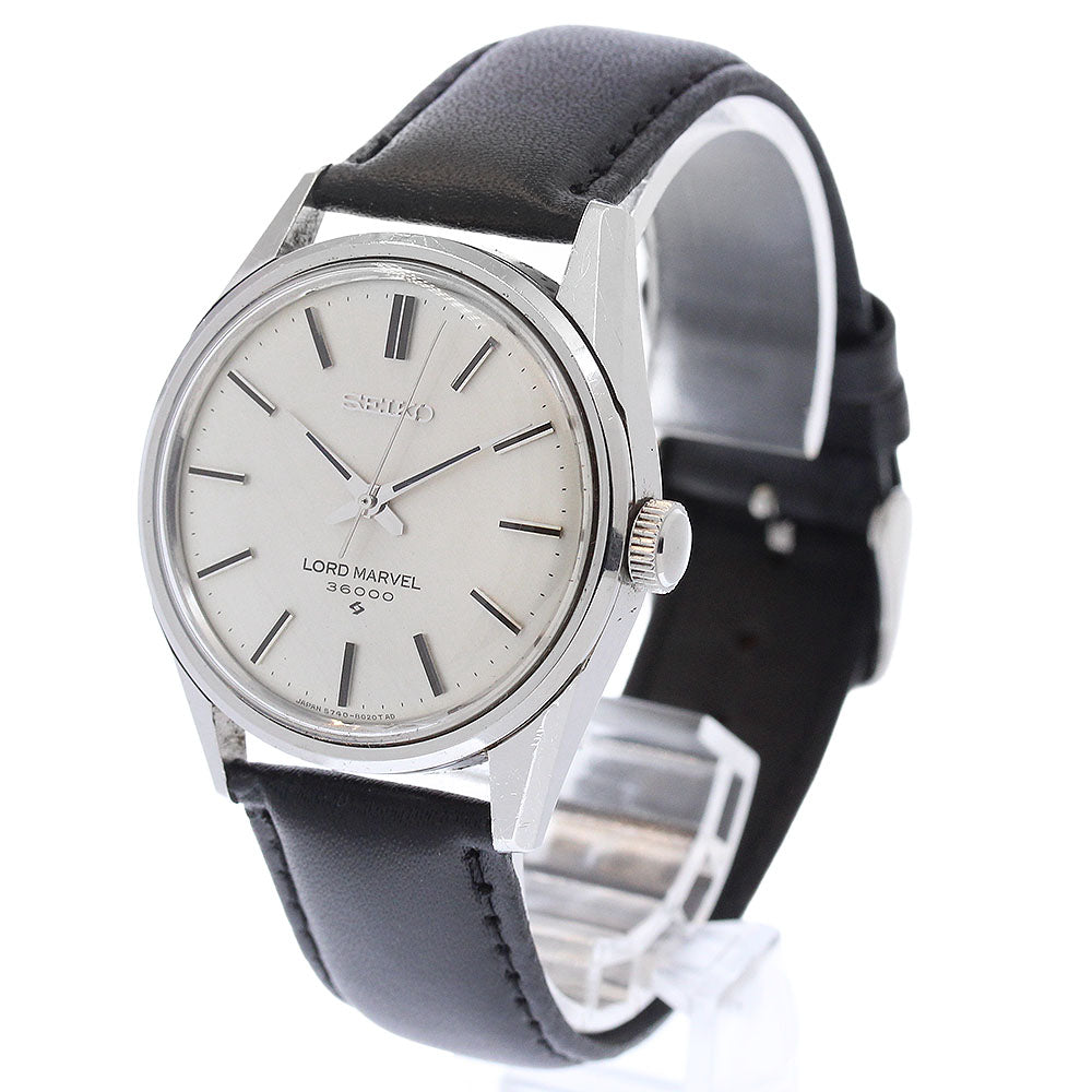 SEIKO Road marvel 36000 5740-8000 Silver Dial Hand Winding Men's Watch_962273
