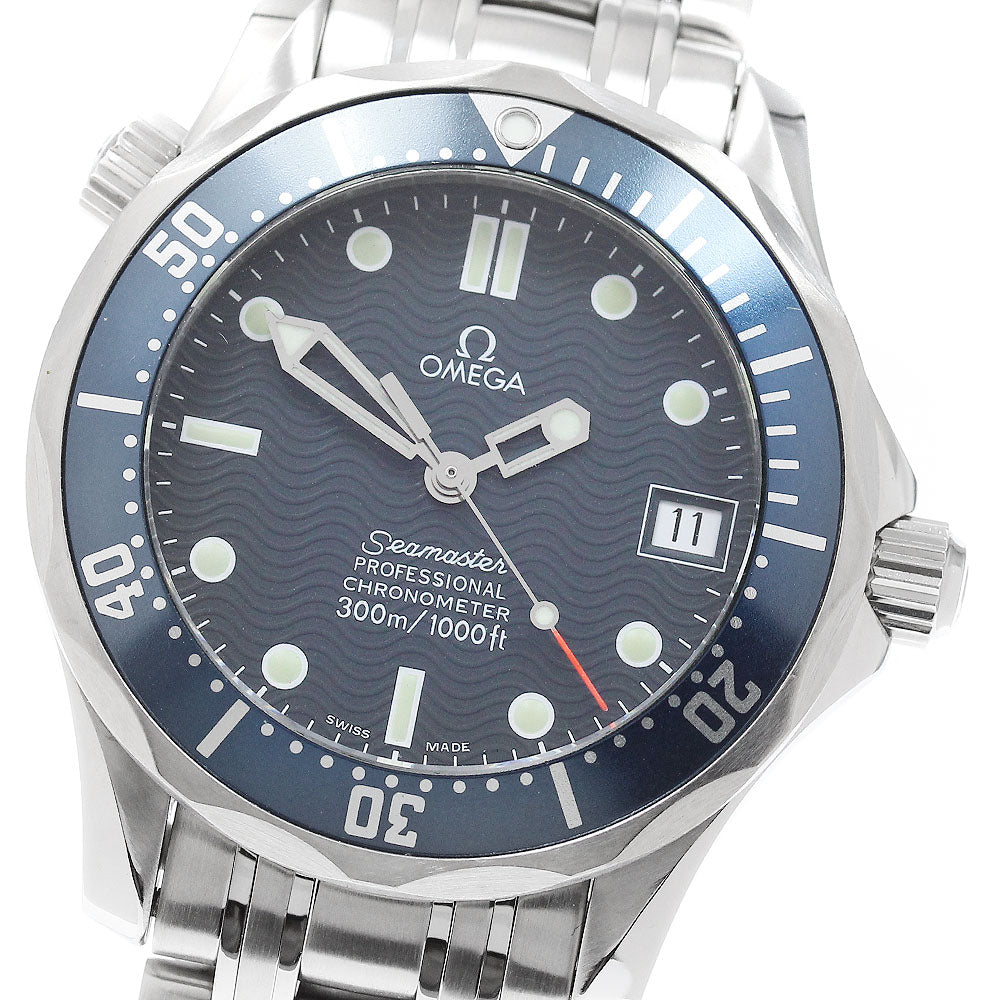 OMEGA Seamaster Diver 300M 2551.80 Date Navy Dial Automatic Boy's Watch_962346