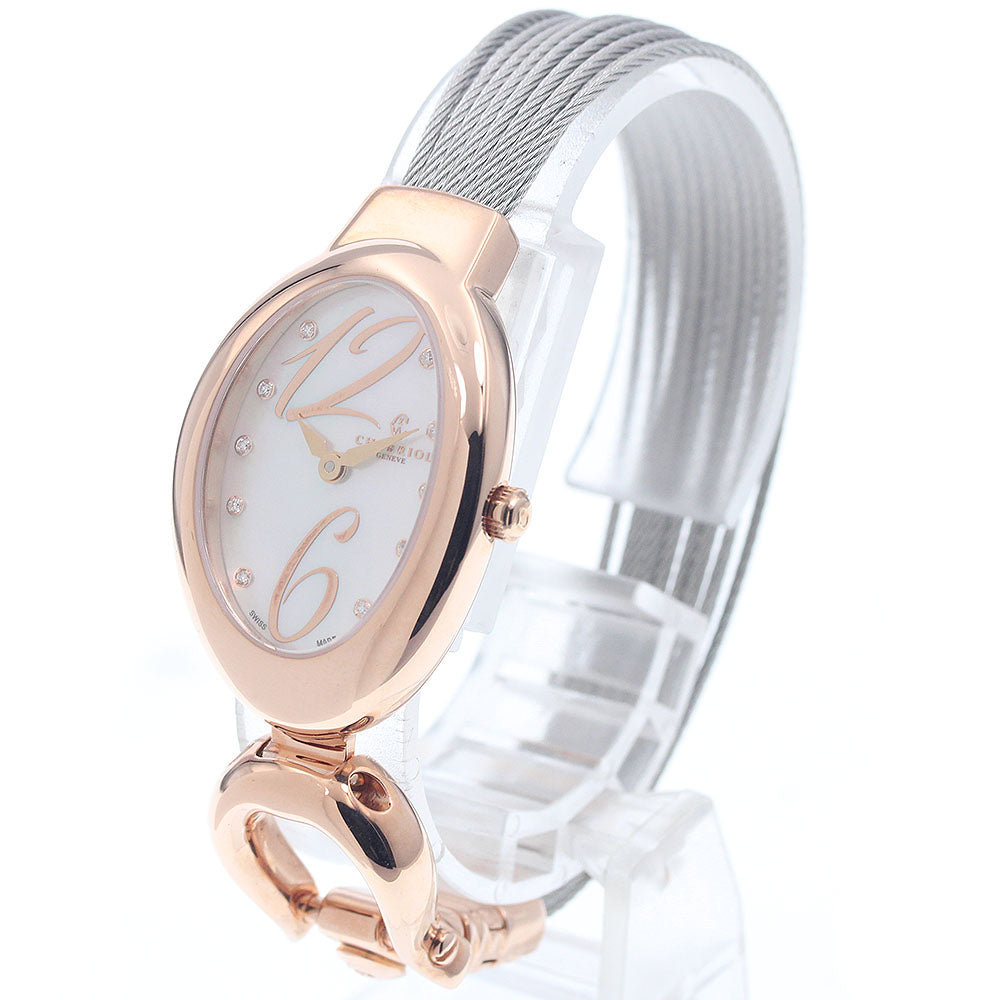 CHARRIOL Marie Olga MOP.570.O01 10P diamond White shell Dial Quartz Ladies Watch_962357