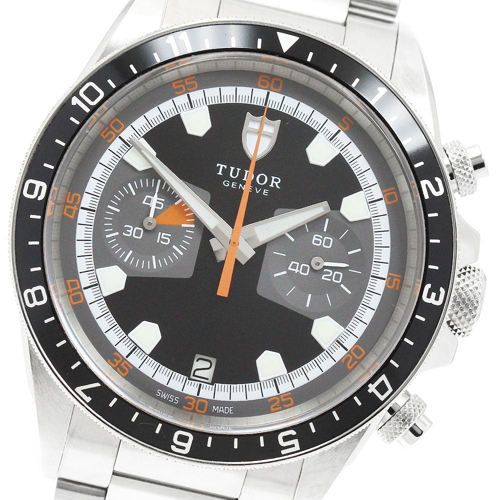 TUDOR Heritage Chrono 70330 Date Gray / black Dial Automatic Men's Watch_962481