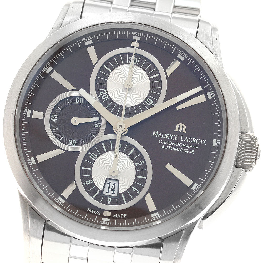 MAURICE LACROIX Pontos PT6178/88SS002730 Brown Dial Automatic Men's Watch_962534