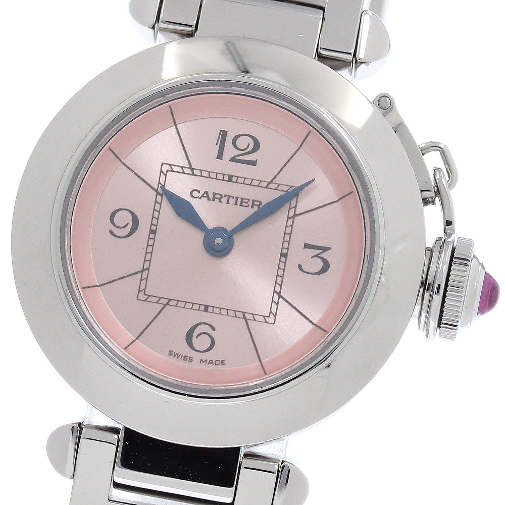CARTIER Mispacha W3140008 Pink Dial Quartz Ladies Watch_962631
