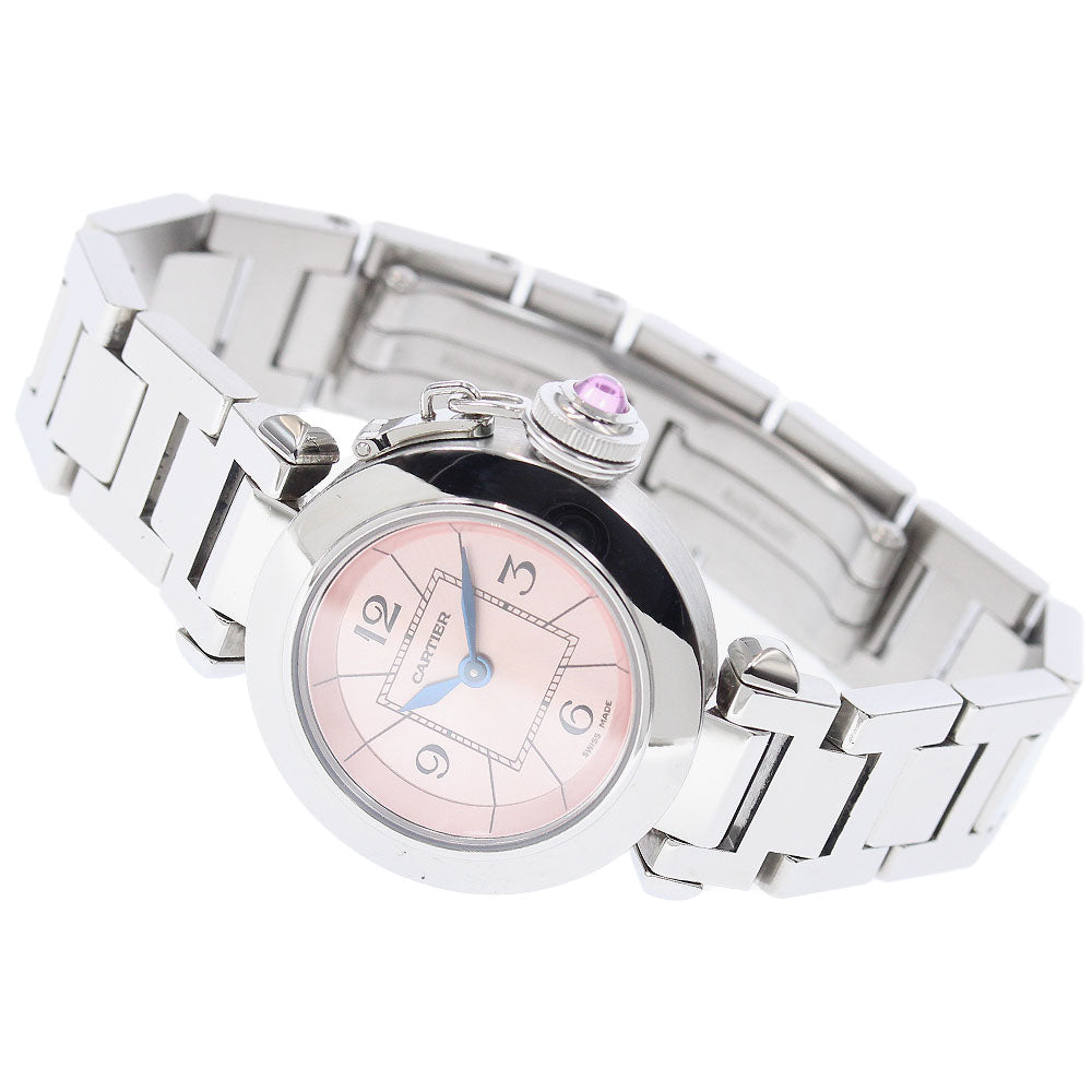 CARTIER Mispacha W3140008 Pink Dial Quartz Ladies Watch_962631