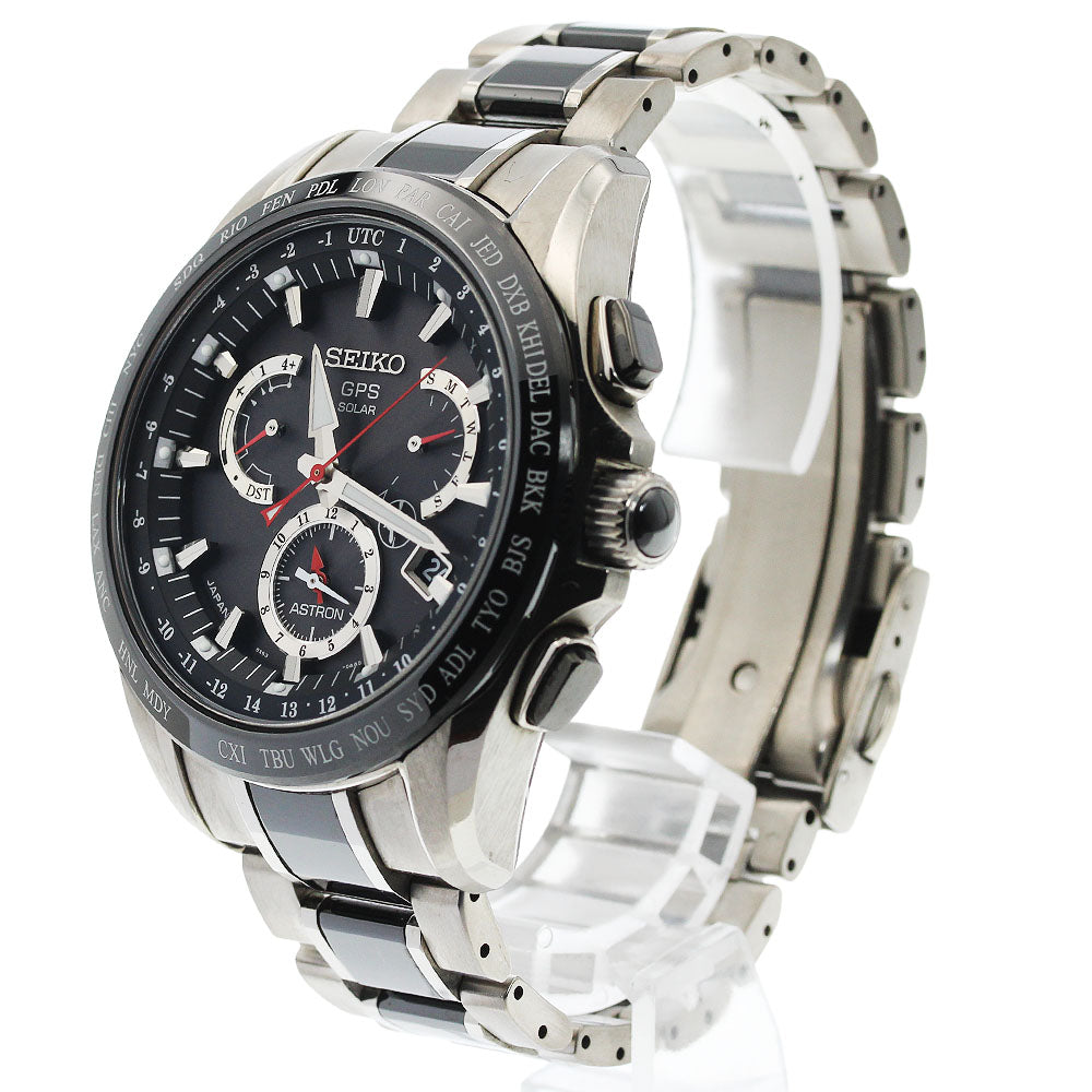SEIKO Astron SBXB041/8X53-0AB0-2 Day date Solar Powered Radio Men's Watch_962679