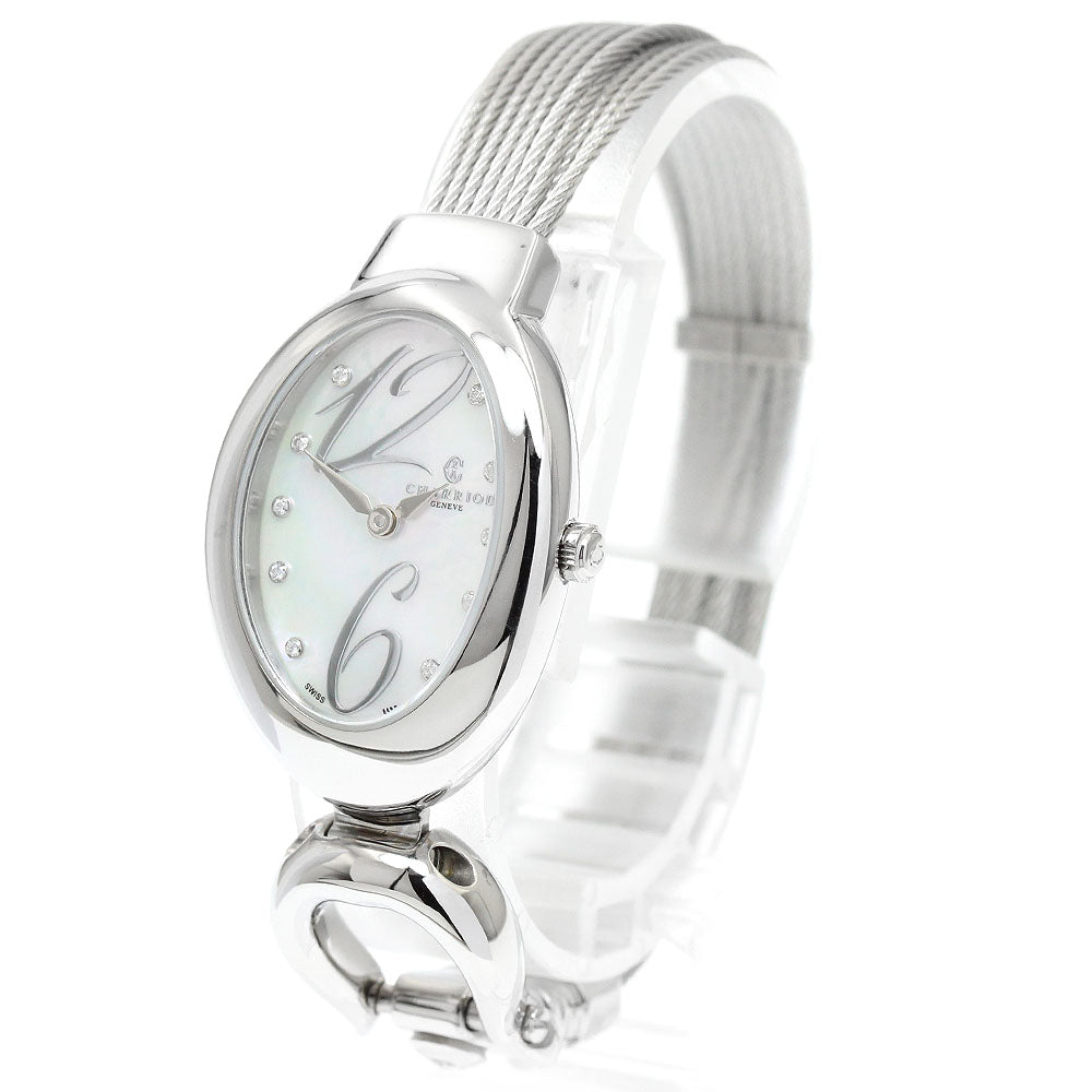 CHARRIOL Marie Olga MOS.570.O03 10P diamond White shell Dial Quartz Ladies Watch_962780