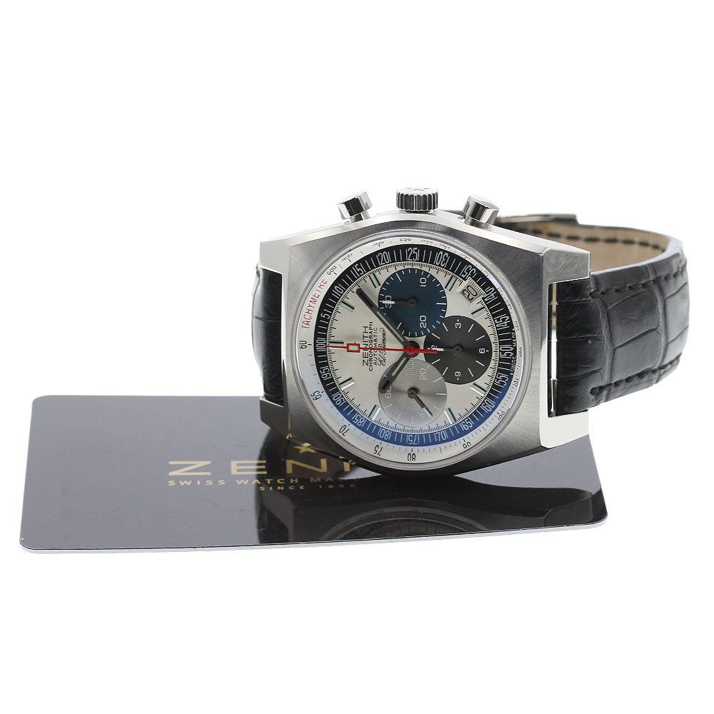 ZENITH El Primero New Vintage 1969 Original 03.1969.469/01.C490 Limited to 500 pieces Silver / Black / Navy Dial Automatic Men's Watch_962852