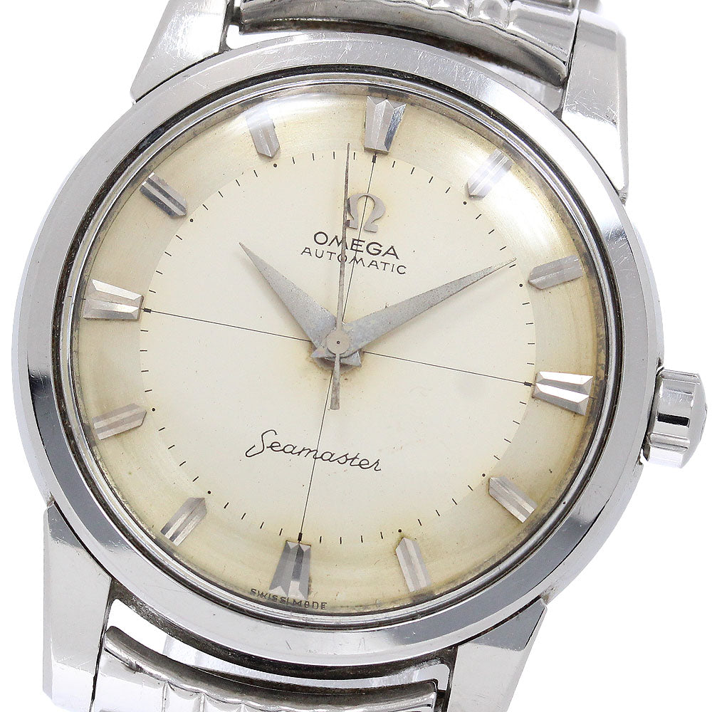 OMEGA Seamaster 2921 cal.501 Rice Bracelet Silver Dial Automatic Men's_962881