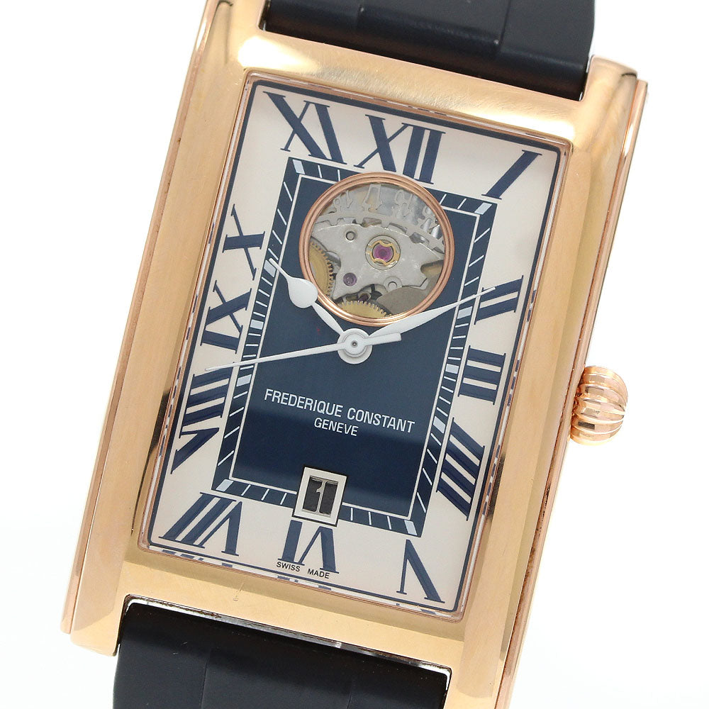 FREDERIQUE CONSTANT Carre heartbeat FC-315MNW4C24 Date White / Navy Dial Automatic Men's Watch_963106