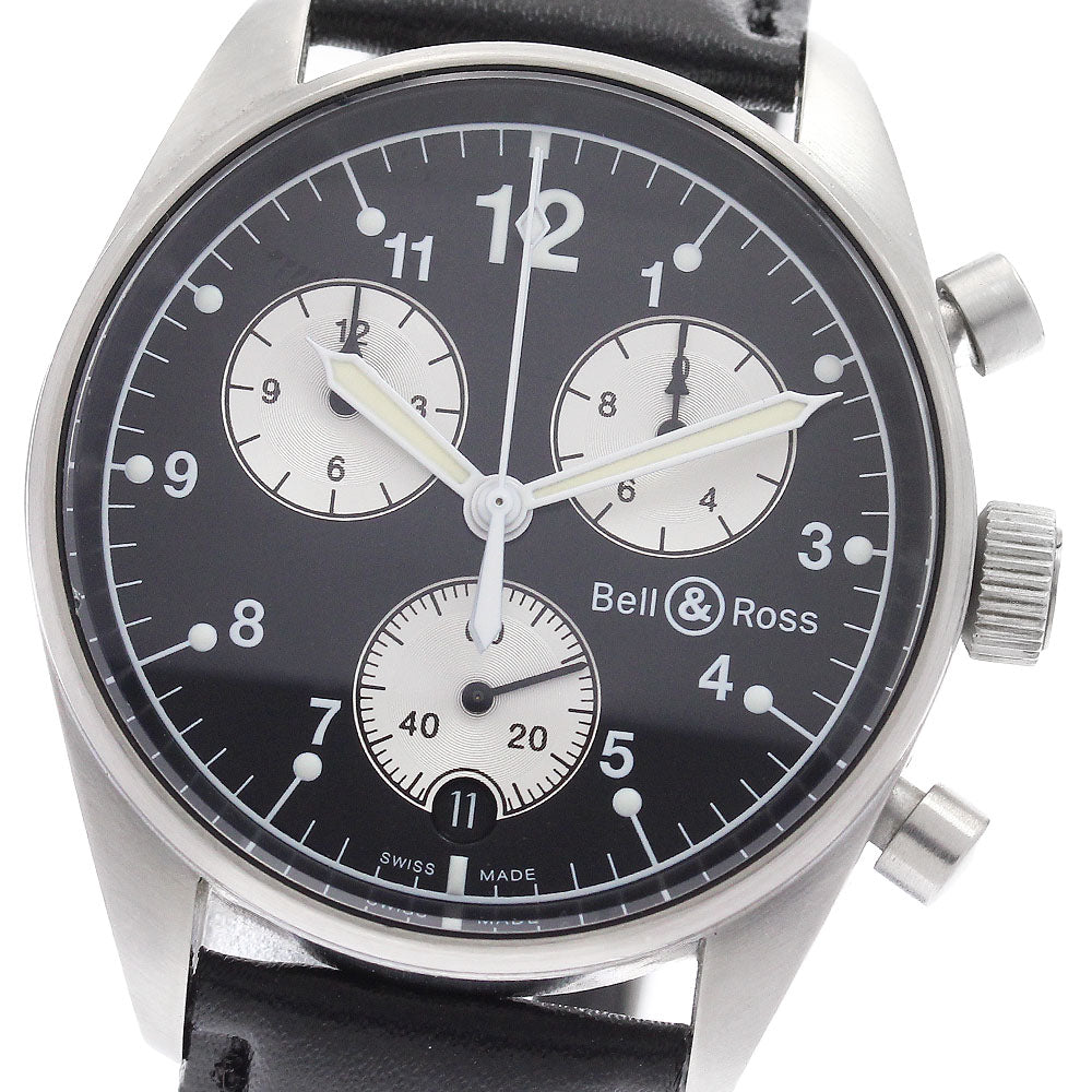 Bell＆Ross Vintage 120 Chronograph Black / Silver Dial Quartz Men's Watch_963270