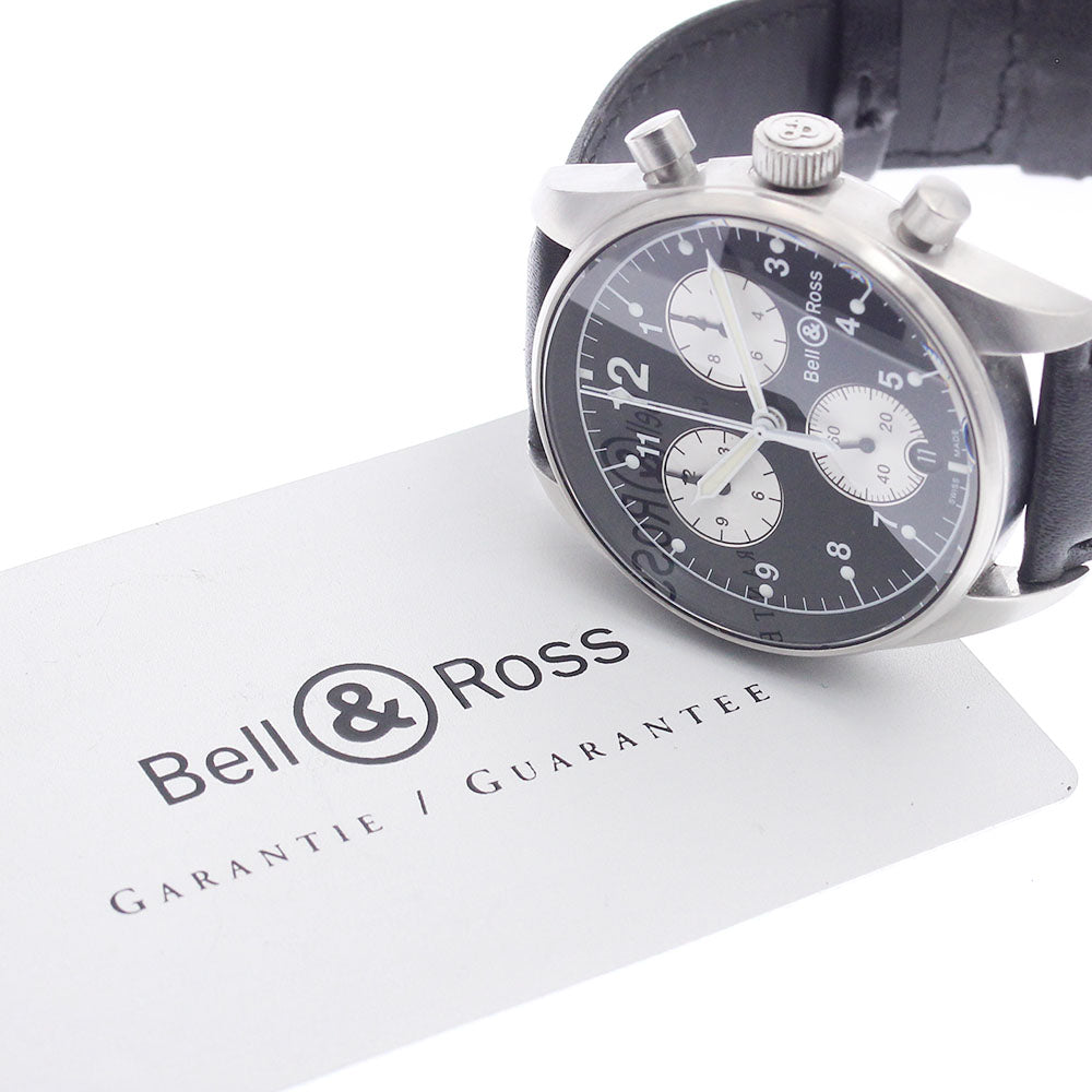 Bell＆Ross Vintage 120 Chronograph Black / Silver Dial Quartz Men's Watch_963270