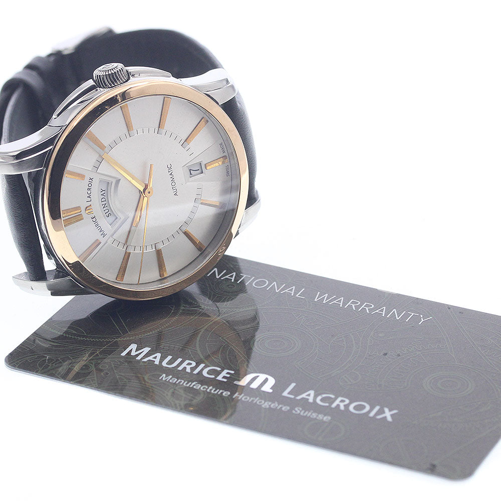 MAURICE LACROIX Pontos PT6158-PS101-13E Day date Automatic Men's Watch_963304