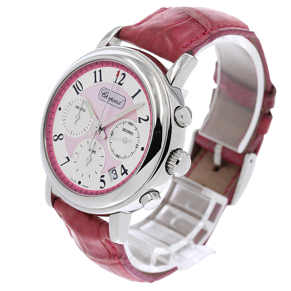 Chopard Mille Miglia Elton John 8331 Date Chronograph Silver/Pink Shell Dial Automatic Men's Watch_963344