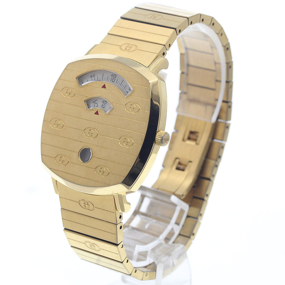 GUCCI Grip watch 157.3/YA157409 Date white Dial Quartz Men's Watch_963357