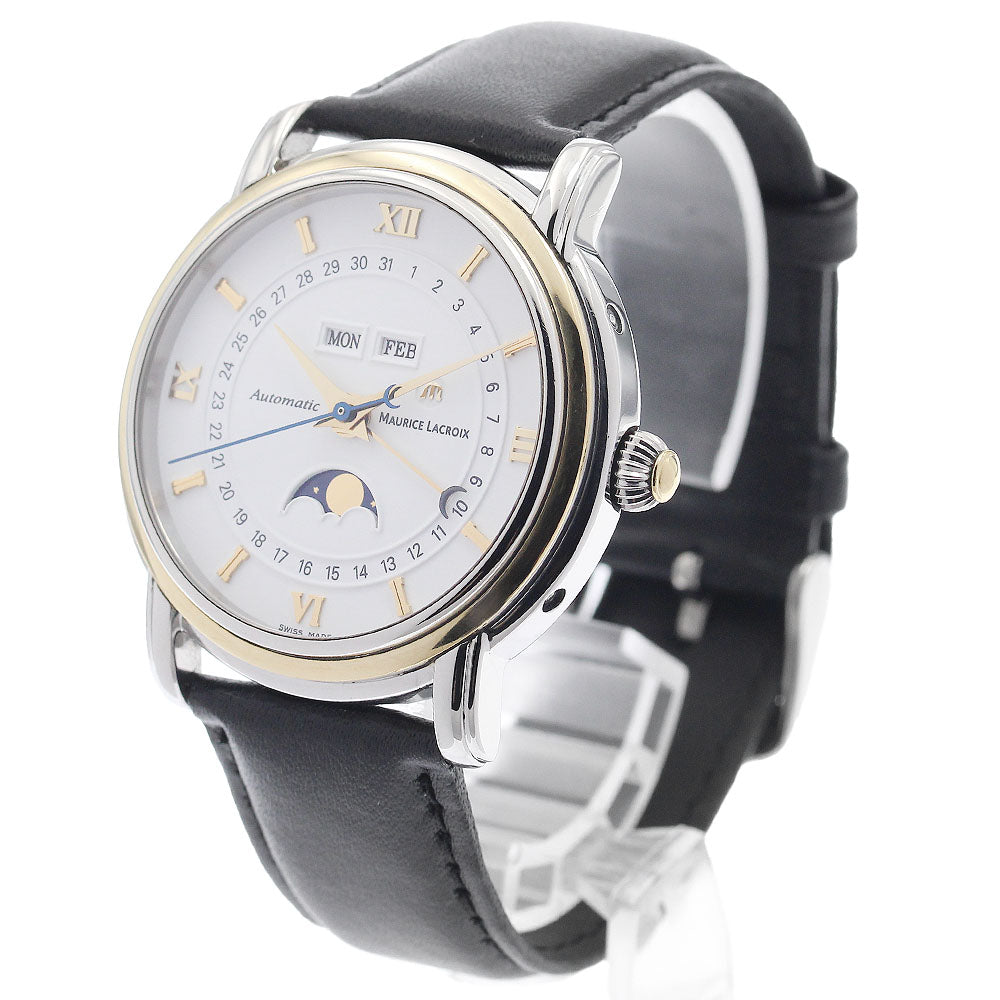 Maurice Lacroix Masterpiece MP6347 YG Bezel Triple Calendar AT Men's_963366