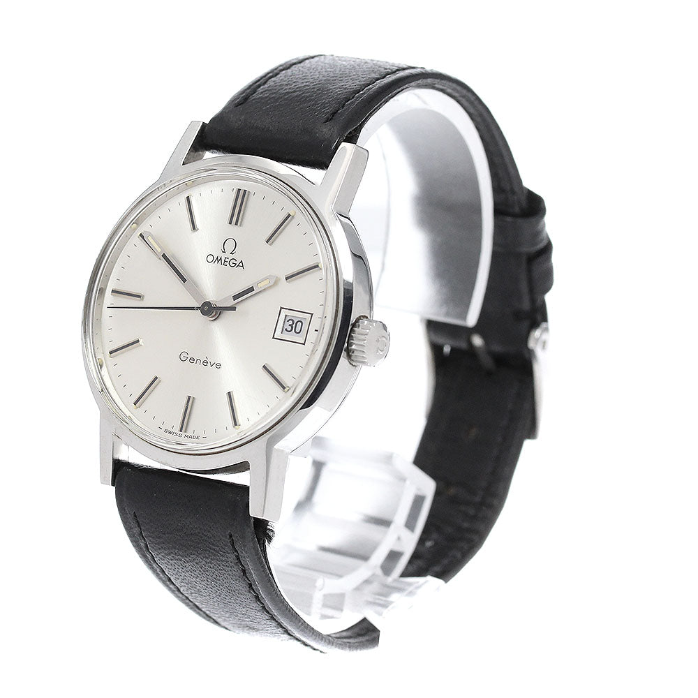 OMEGA Geneve 136.0098 Date Cal.613 Silver Dial Hand Winding Men's Watch_964071