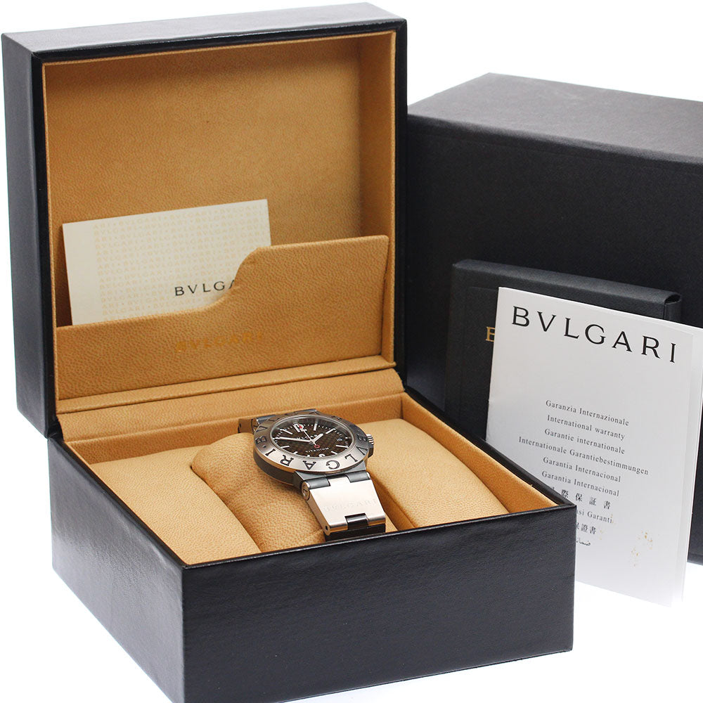 BVLGARI Diagono Titanium TI38TA Date black Dial Automatic Men's Watch_964252