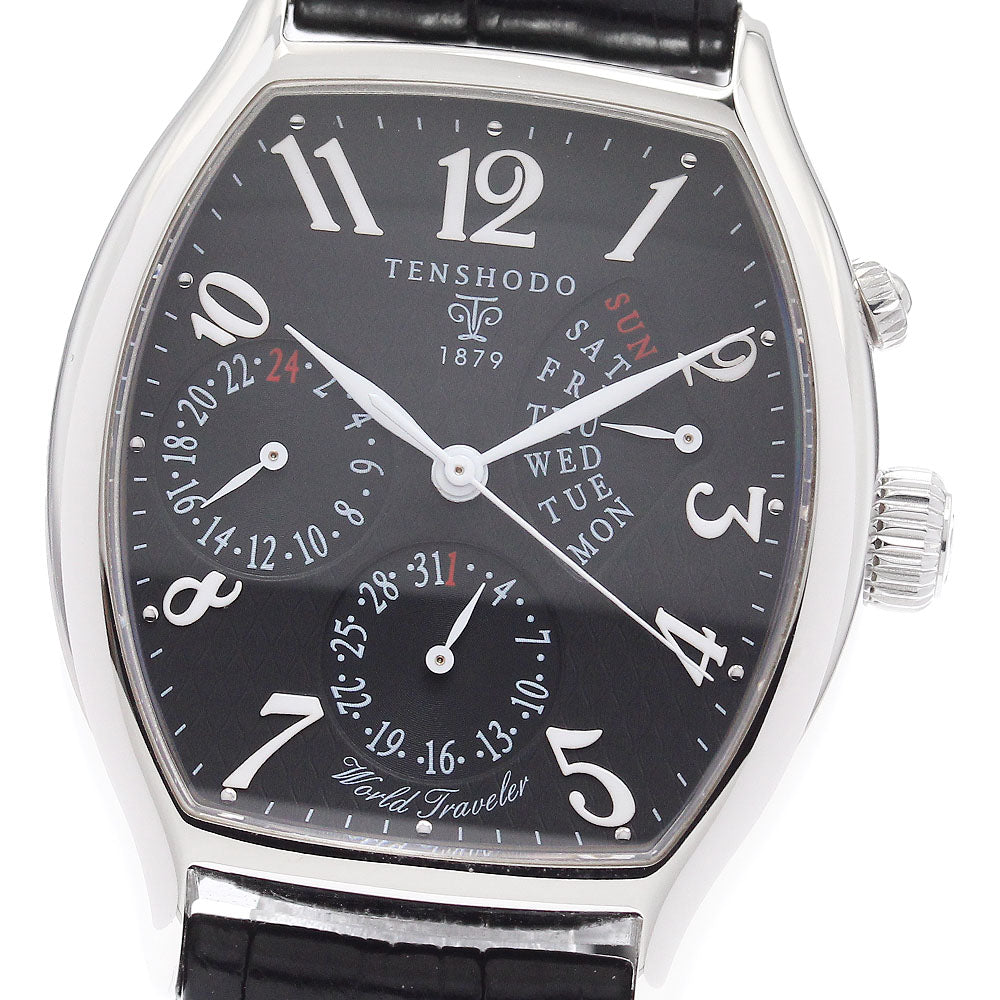 TENSHODO World Traveler T377-500A Day date Automatic Men's Watch_965038