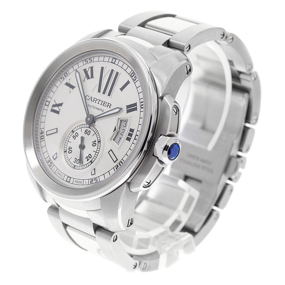 CARTIER Calibre de Cartier W7100015 Silver Dial Automatic Men's Watch_965057