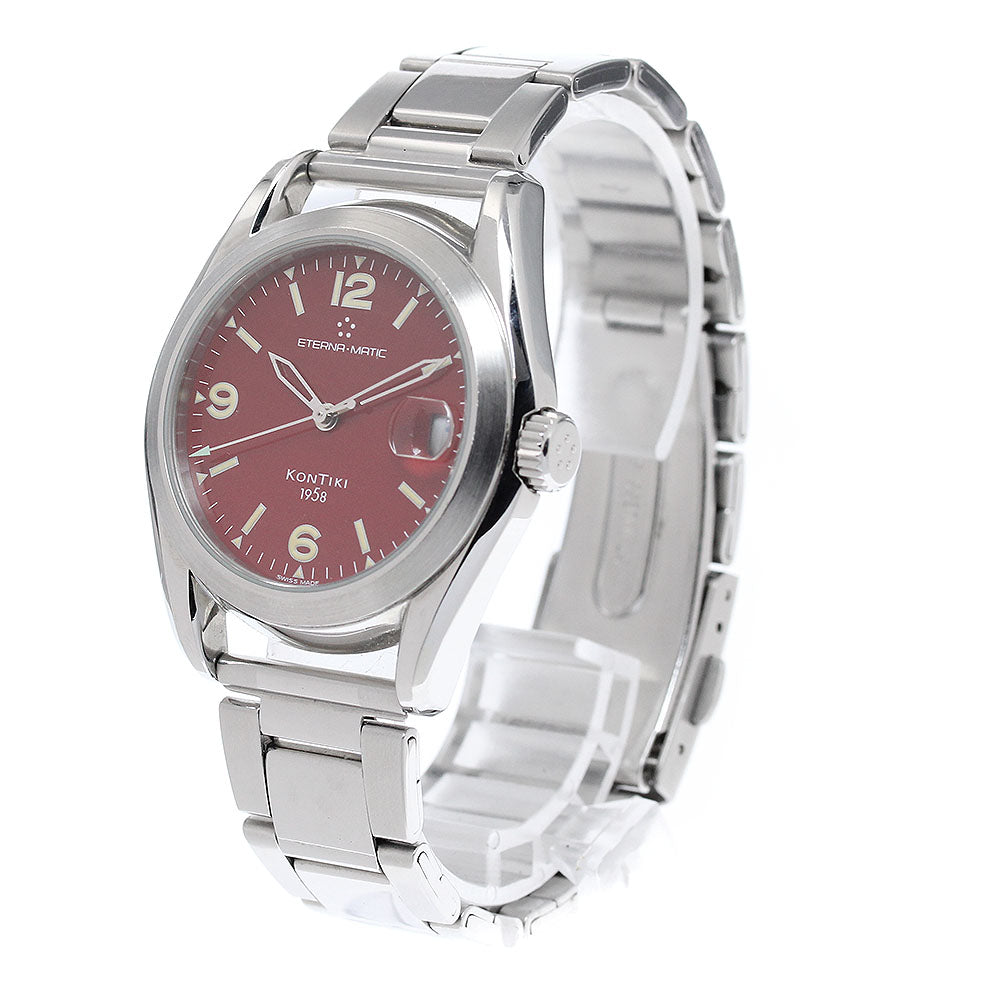Eterna Eternamatic Kontiki 1958 1571.41 Red Dial Automatic Men's Watch_965101