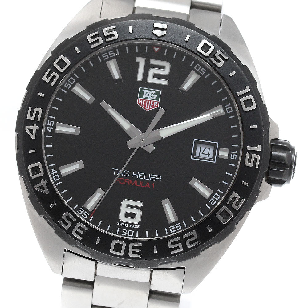 TAG HEUER Formula 1 WAZ1110 Date black Dial Quartz Men's Watch_965182