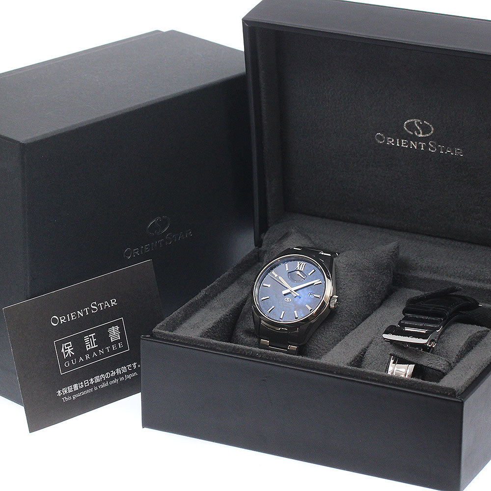 ORIENT Orient Star M34F8 Date RK-BX0003L/F8N6-UAC0 Perseids Power Reserve blue Dial Automatic Men's Watch_965221