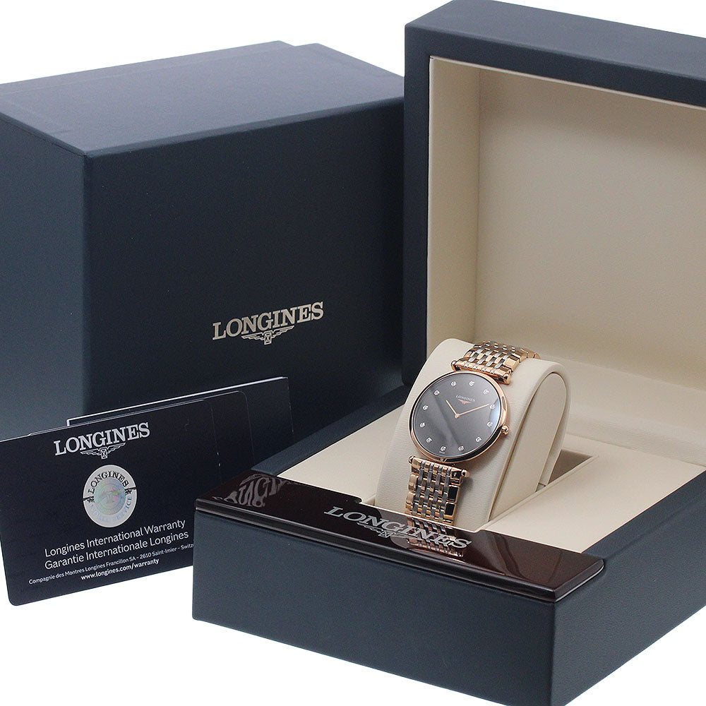 LONGINES La Grand Classic L4.709.1 12P diamond Quartz Boy's Watch_965245