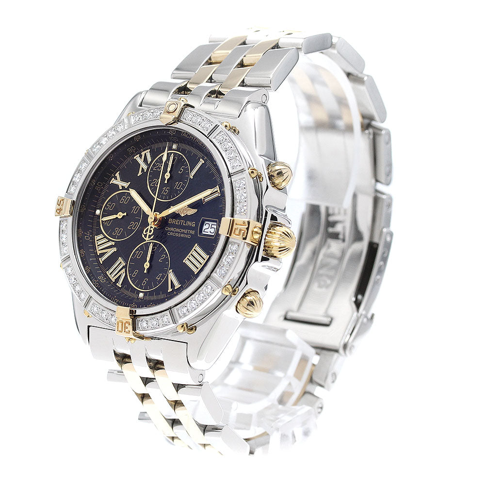 BREITLING Crosswind B13355 YG2 tone chronograph Automatic Men's Watch_965272