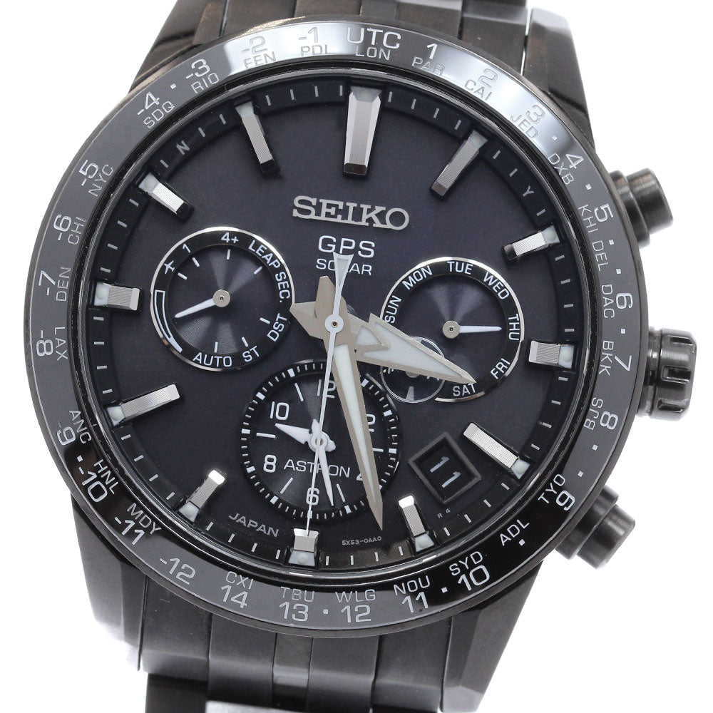 SEIKO Astron SBXC037/5X53-0AB0 GPS Solar Powered Radio Men's Watch_965348