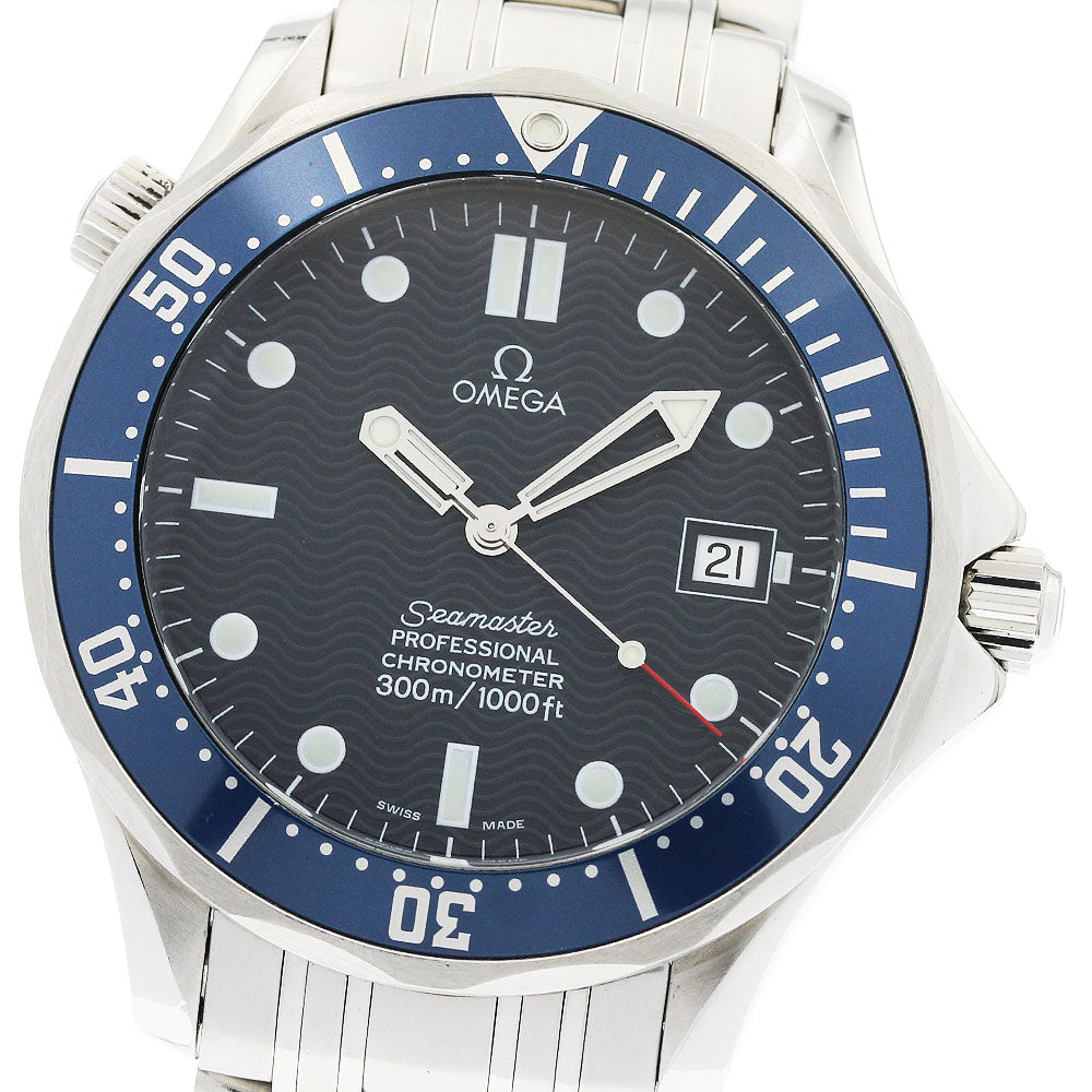 OMEGA Seamaster300 2531.80 Date Navy Dial Automatic Men's Watch_965365