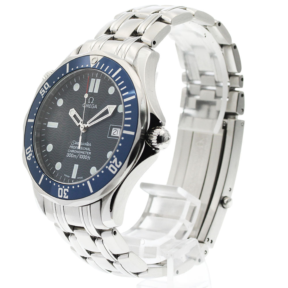 OMEGA Seamaster300 2531.80 Date Navy Dial Automatic Men's Watch_965365