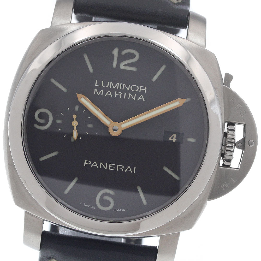 PANERAI Luminor Marina 1950 3 Days PAM00351 Date Dark brown Dial Automatic Men's Watch_965612
