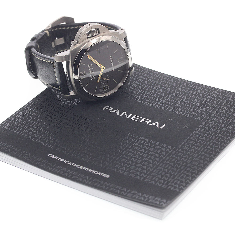 PANERAI Luminor Marina 1950 3 Days PAM00351 Date Dark brown Dial Automatic Men's Watch_965612