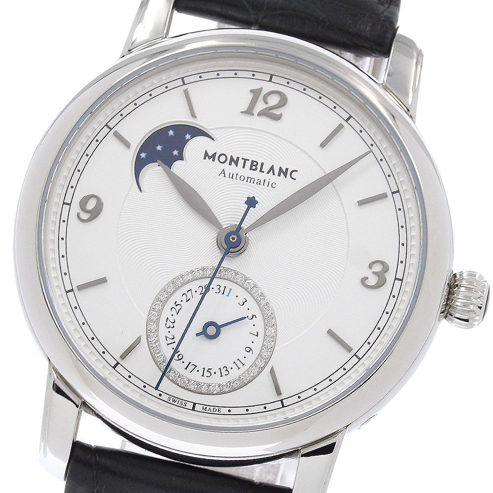 MONTBLANC Star Legacy 119959 Diamond Cabochon Shell Silver Dial Automatic Men's Watch_965733