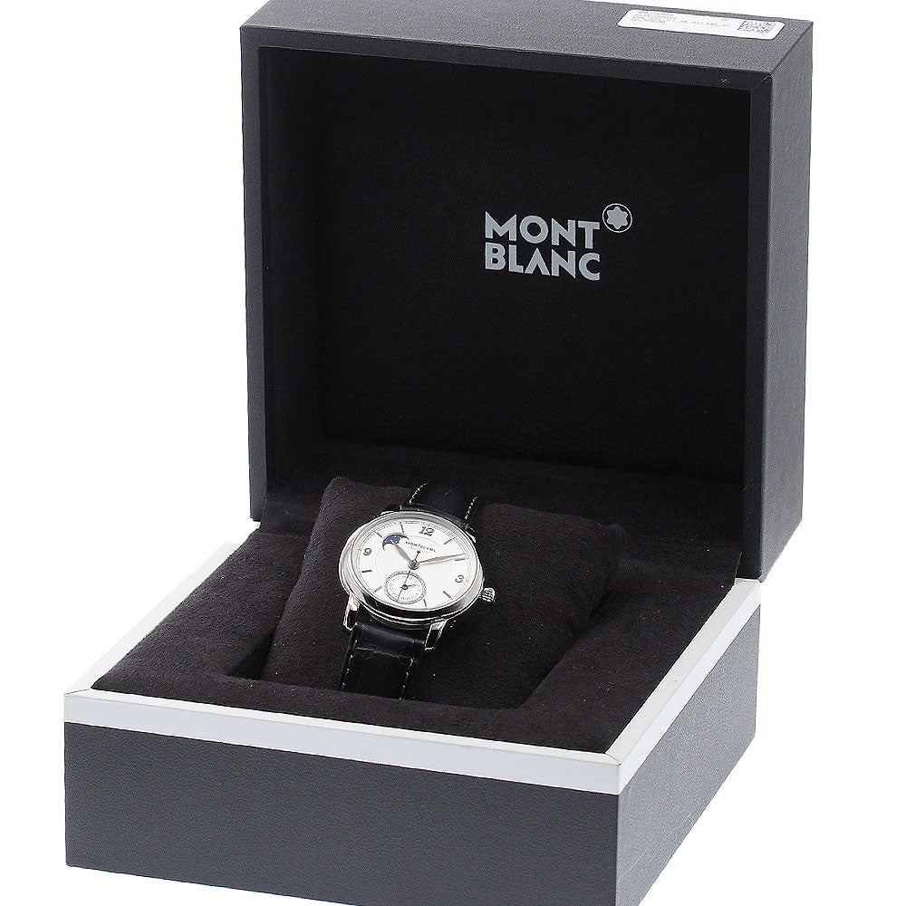 MONTBLANC Star Legacy 119959 Diamond Cabochon Shell Silver Dial Automatic Men's Watch_965733