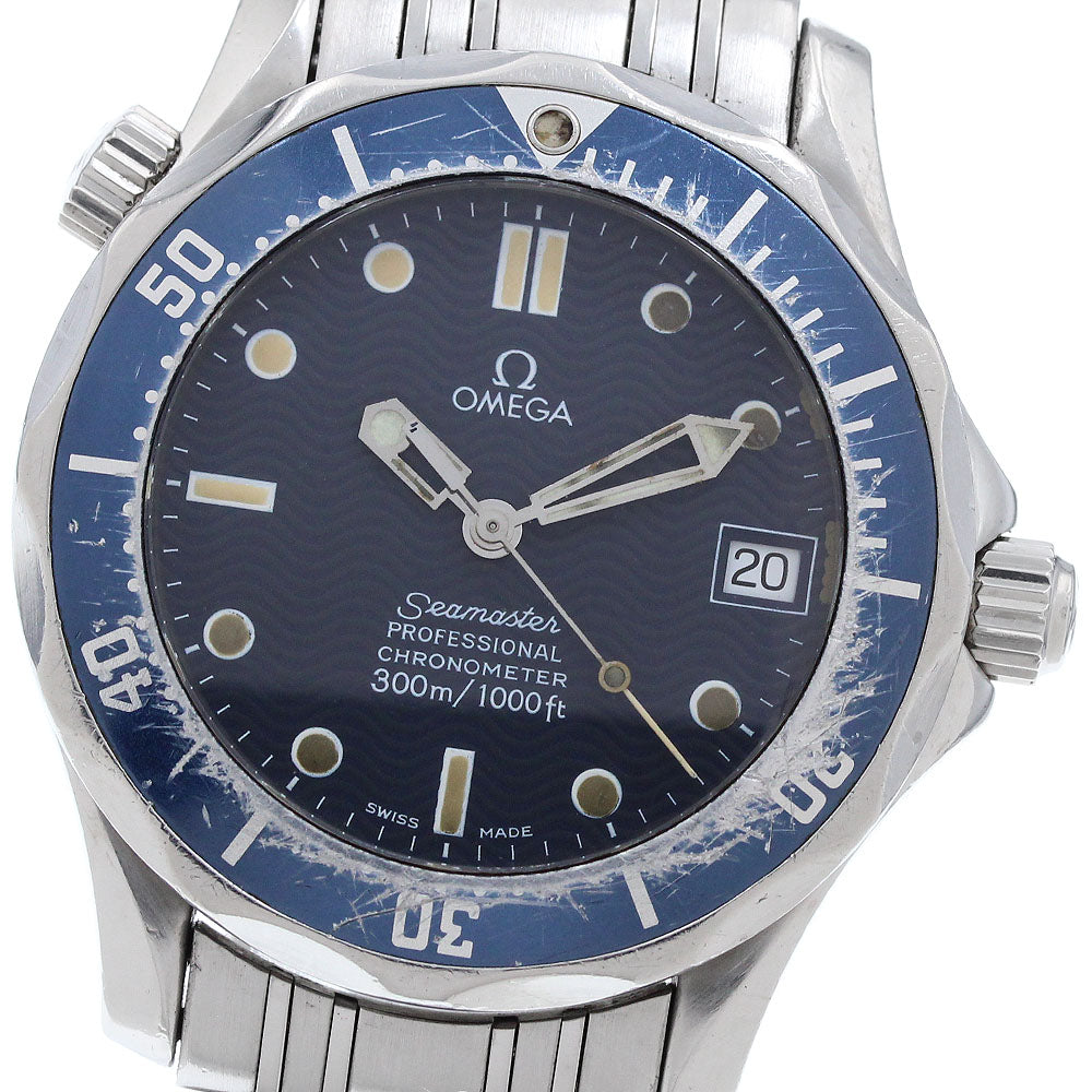 OMEGA Seamaster Diver 300M 2551.80 Date Navy Dial Automatic Boy's Watch_965807