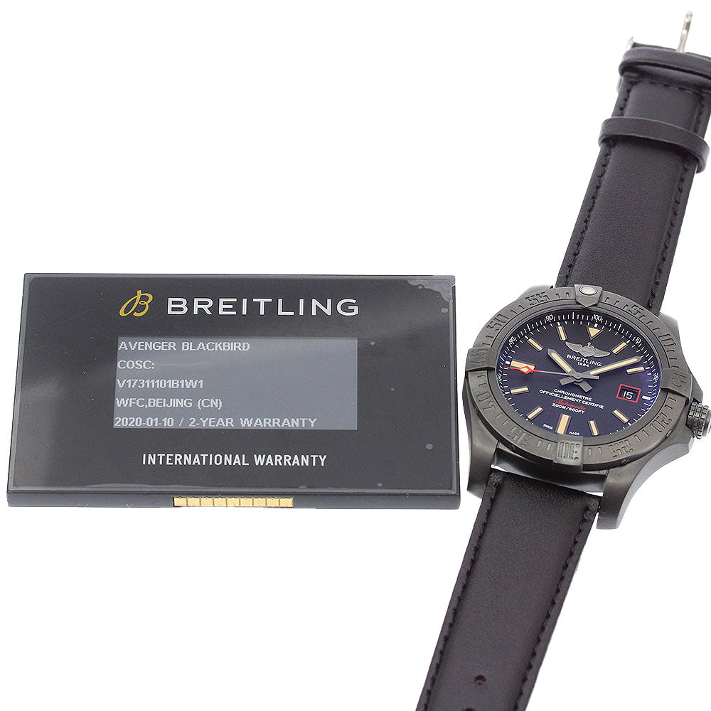 BREITLING avenger blackbird 44 V17311 Date Automatic Men's Watch_966319