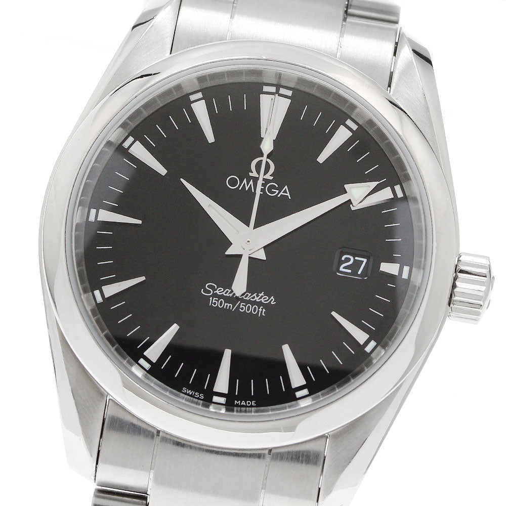 OMEGA Seamaster Aqua Terra 2518.50 Date black Dial Quartz Boy's Watch_966399