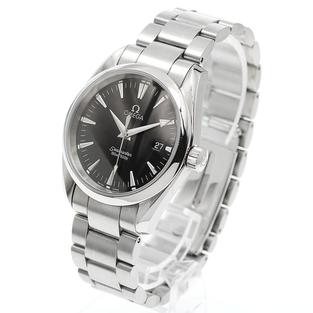 OMEGA Seamaster Aqua Terra 2518.50 Date black Dial Quartz Boy's Watch_966399