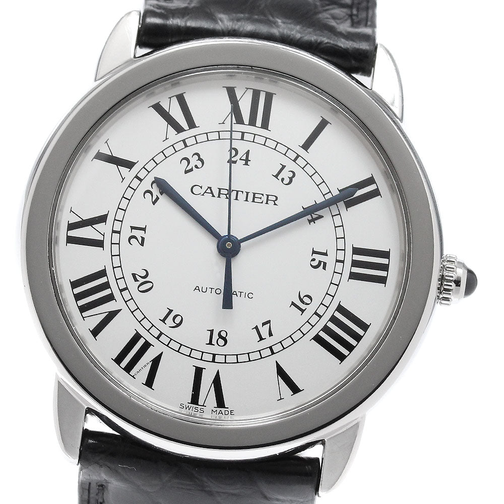 CARTIER Ronde Solo MM WSRN0013 Silver Dial Automatic Boy's Watch_966427