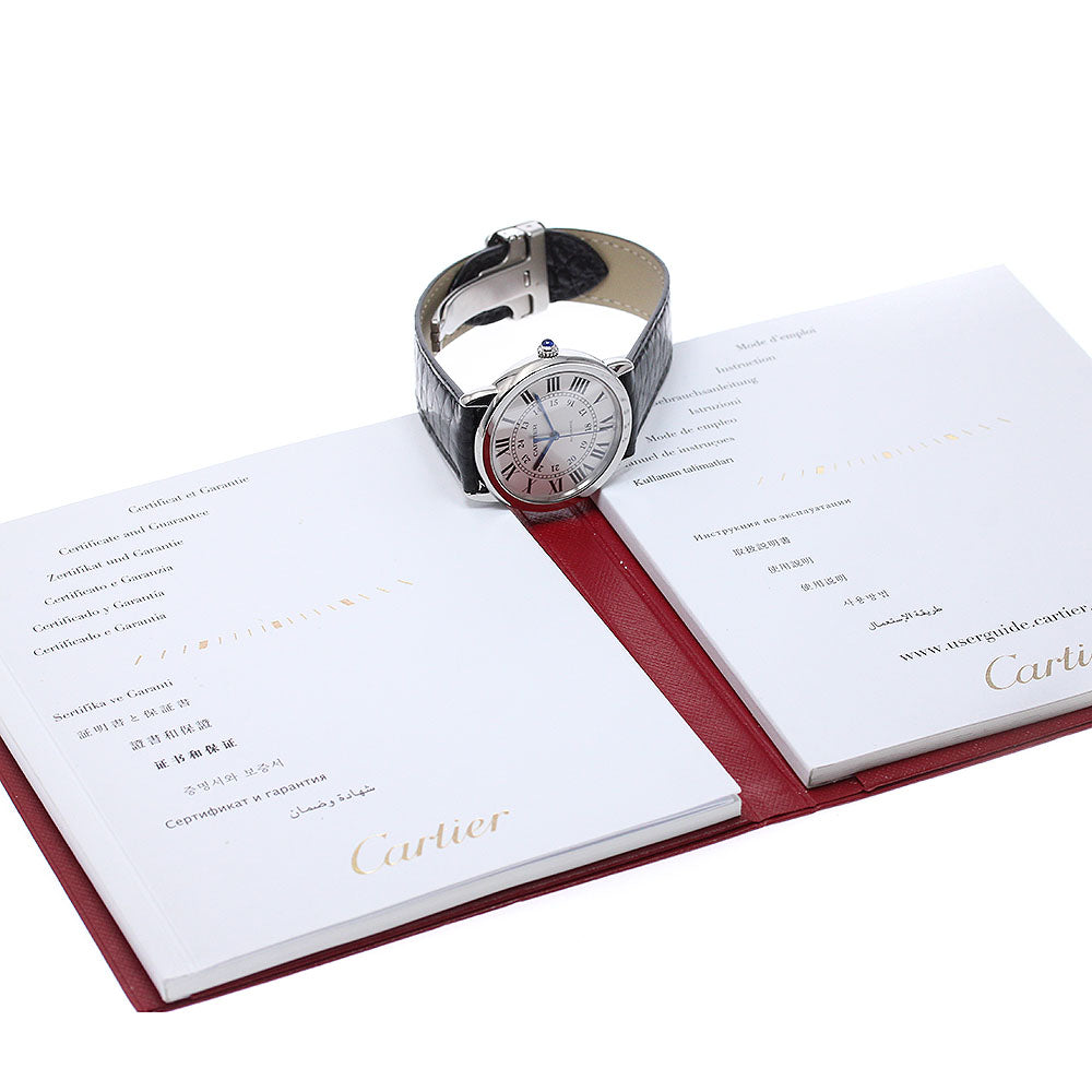 CARTIER Ronde Solo MM WSRN0013 Silver Dial Automatic Boy's Watch_966427