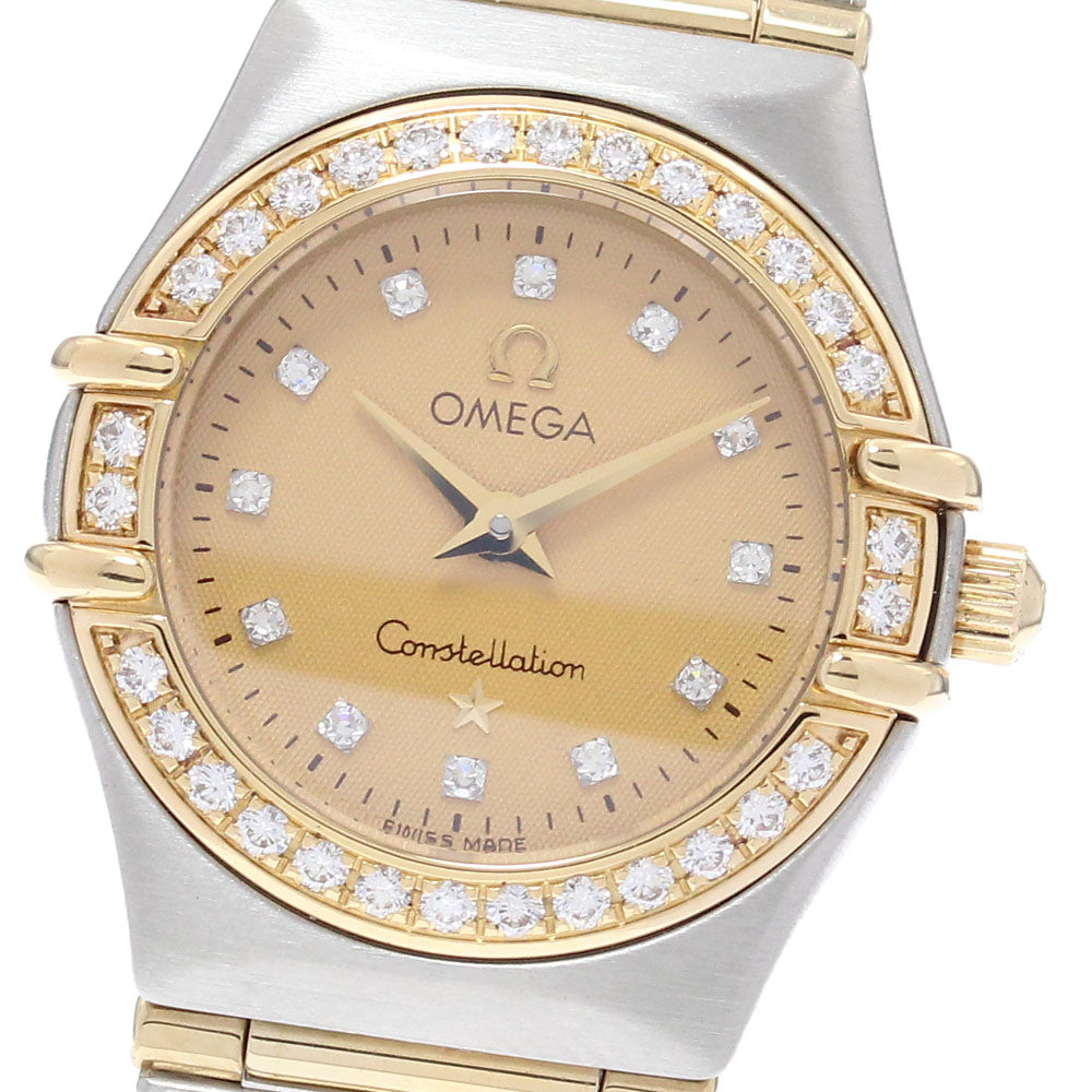 OMEGA Constellation 1267.15 Diamond bezel 12P full bar Quartz Ladies_966446